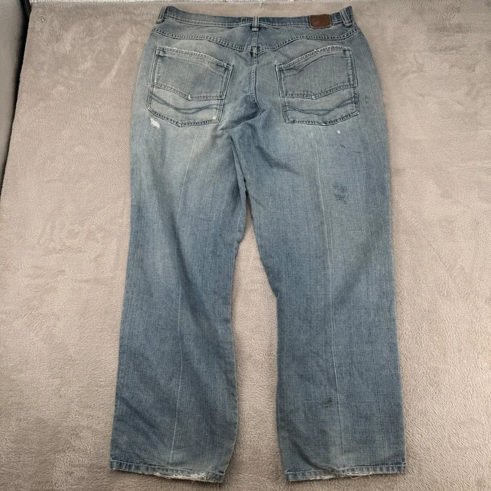 Vintage‎ Y2K Rocawear Ivy League Edition Jeans Mens 40x33 Blue Denim Distressed